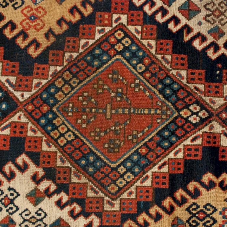 Azerbaijani 19th Century Karachoff Kazak Carpet For Sale