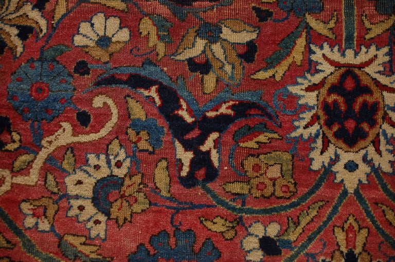 Late 19th Century Lavar Kermen Rug In Excellent Condition In Chicago, IL