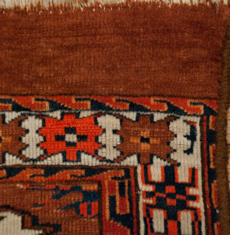 Turkman-Teppich aus dem 19. Jahrhundert (Wolle) im Angebot
