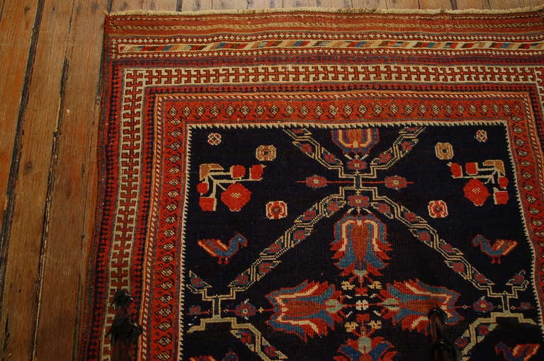 Wool 19th Century Persian Afshar Rug