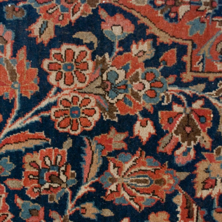 Early 20th Century Kashan Carpet In Excellent Condition In Chicago, IL