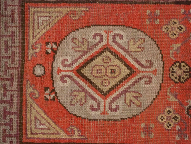 Late 19th Century Khotan Rug For Sale 1