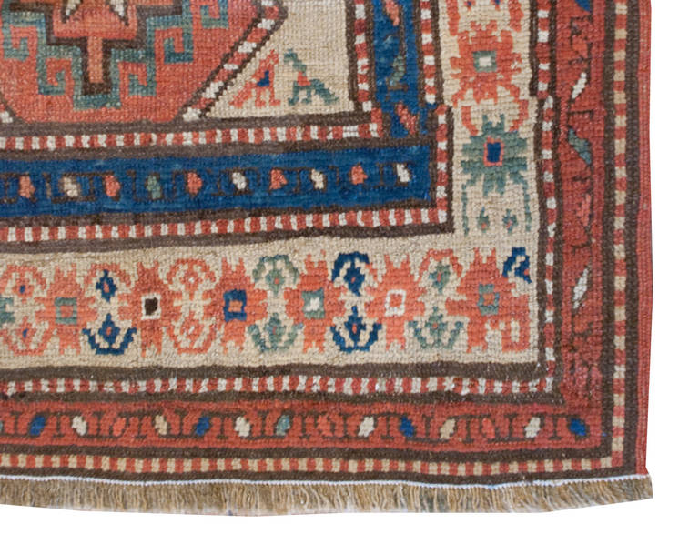 Russian 19th Century Caucasian Moghan Rug For Sale