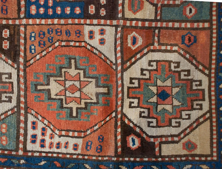 19th Century Caucasian Moghan Rug In Excellent Condition For Sale In Chicago, IL