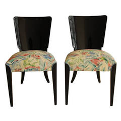 Pair of Halabala Art Deco Side Chairs