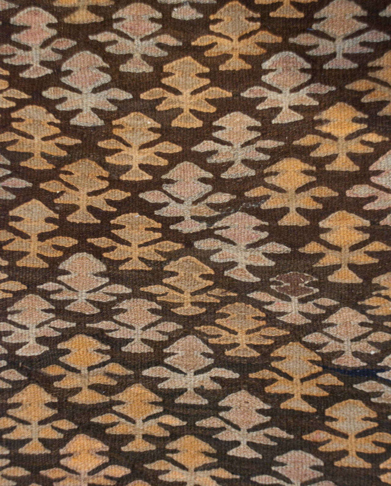 Early 20th Century Qazvin Kilim Runner For Sale at 1stDibs