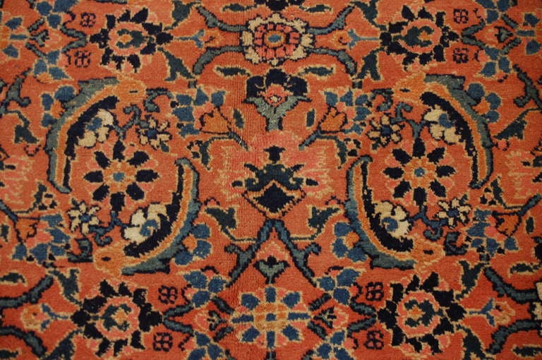 Wool Early 20th Century Persian Tabriz Rug For Sale