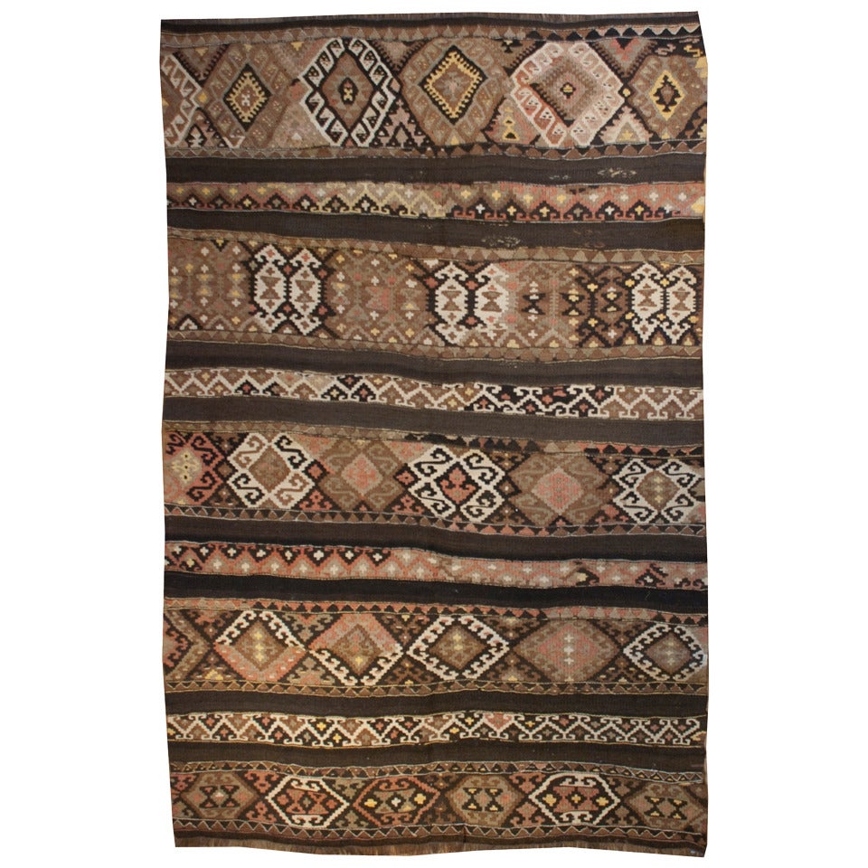 Tapis Kilim Azeri du début du XXe siècle