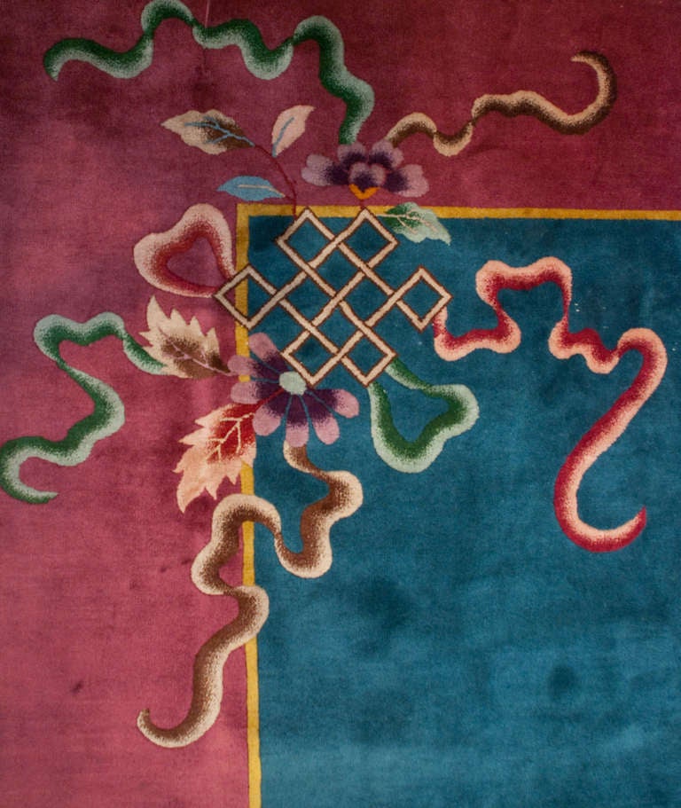 Early 20th Century Chinese Art Deco Rug 2