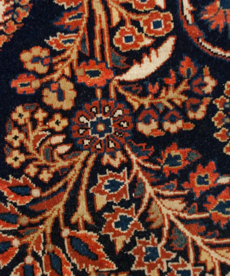 Early 20th Century Persian Kashan Rug For Sale 1