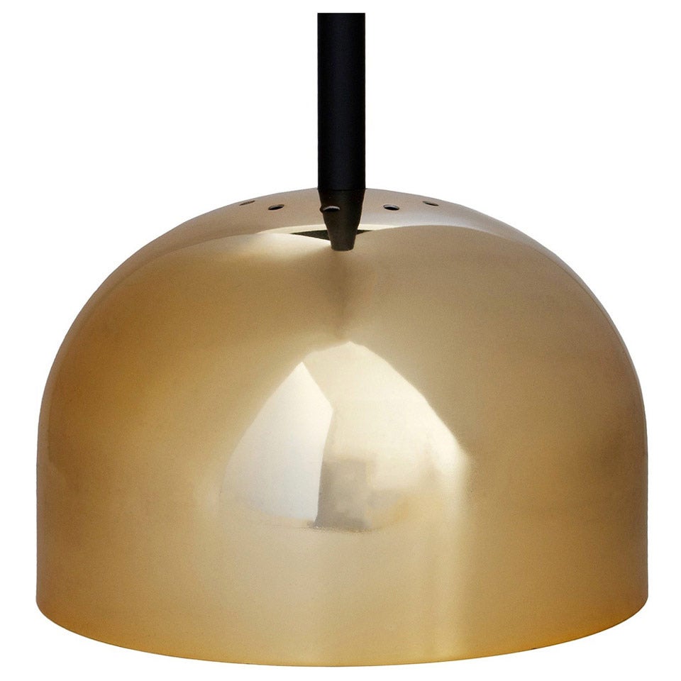 Brass Pendant Lamp by Stilnovo For Sale