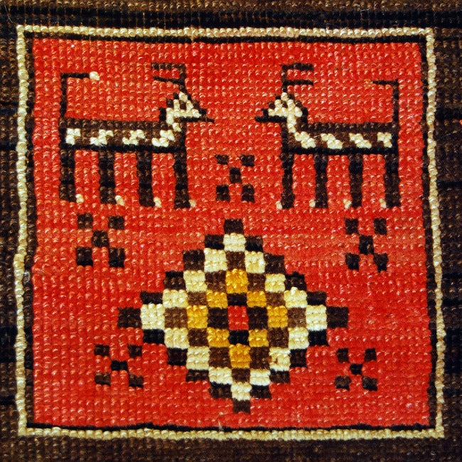Vegetable Dyed 19th Century Azeri Carpet For Sale