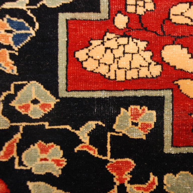 Persian 19th Century Saruk Farahan Carpet For Sale