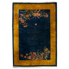 Vintage Early 20th Century Chinese Deco Carpet, 9' x 12'