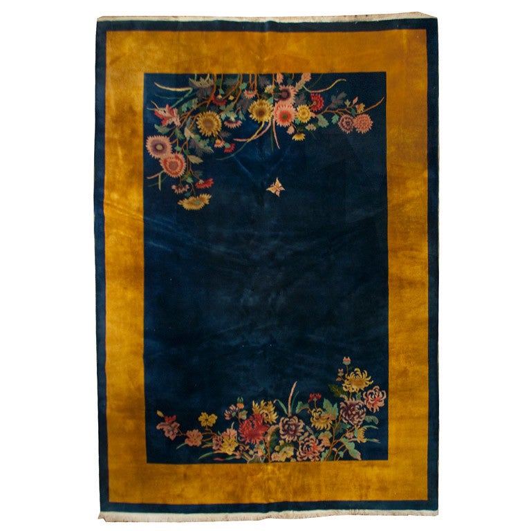Early 20th Century Chinese Deco Carpet, 9' x 12'