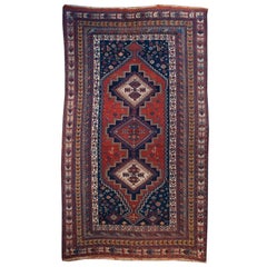 19th Century Afshar Ghashghaei Carpet