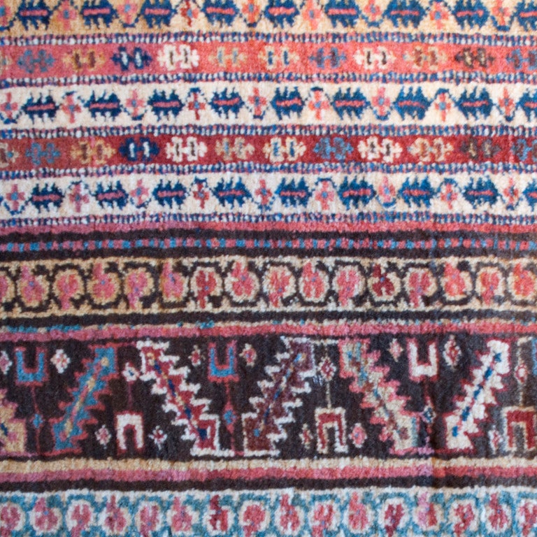 Persian Early 20th Century Ghashghaei Carpet For Sale