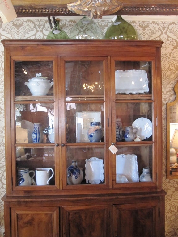 French Walnut Bibliotheque For Sale