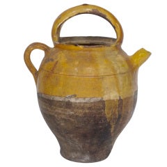 French confit jar with spout