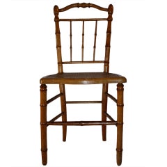 Set of 4 Bamboo chairs