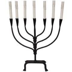 Antique French Menorah