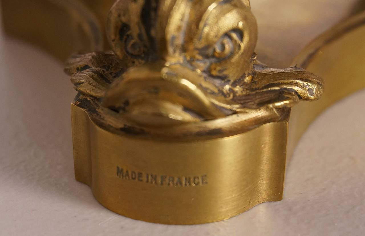 Louis XVI Style Bronze Bouillotte Lamp with a Sang De Boeuf Vase, France For Sale 3