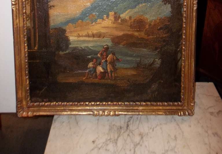Follower of Francesco ZUCARELLI Oil on Canvas acquired from Christie's South Kensington. 29.5 tall x 20 wide sight. Christies tag on back .
