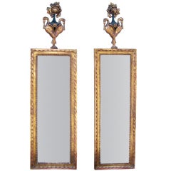 pair of French / Italian Louis XVI or neoclassical styled mirrors