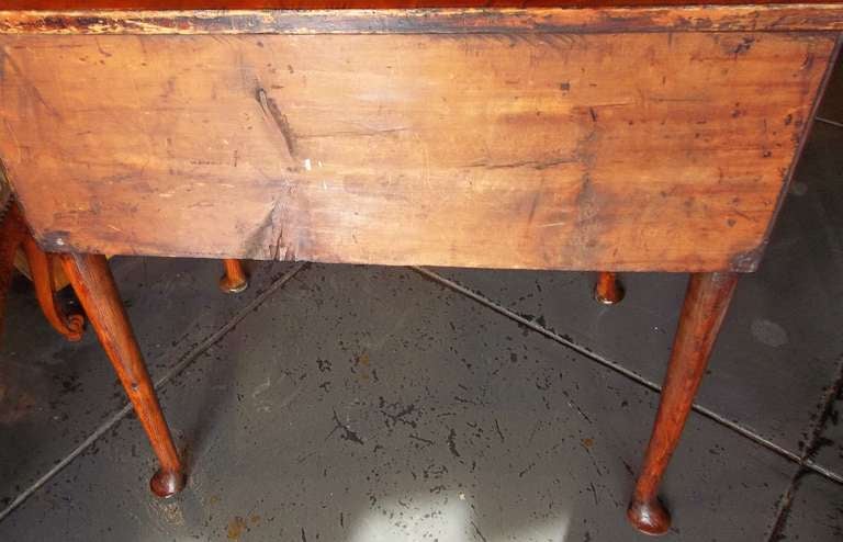 Walnut and Burl Walnut Queen Anne Lowboy or Dressing Table 2