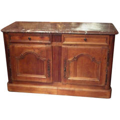 Louis Xv Provincial Walnut And Fruitwood Sideboard Or Buffet 10