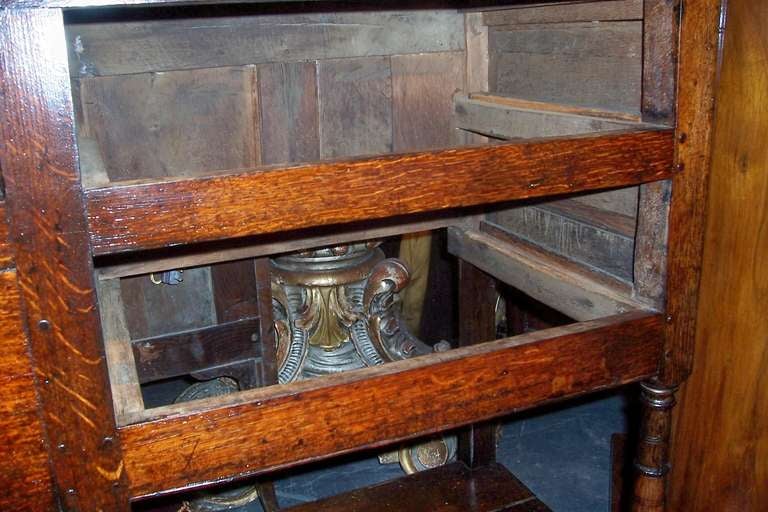 18th Century and Earlier Tall Welsh or English Oak Dresser Base