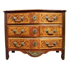 Regence style parquetry commode