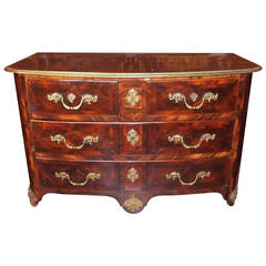 Regence Parquetry Kingwood Commode, Louis XIV Transitional to Louis XV