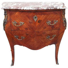 Louis XV Style Tulipwood Commode