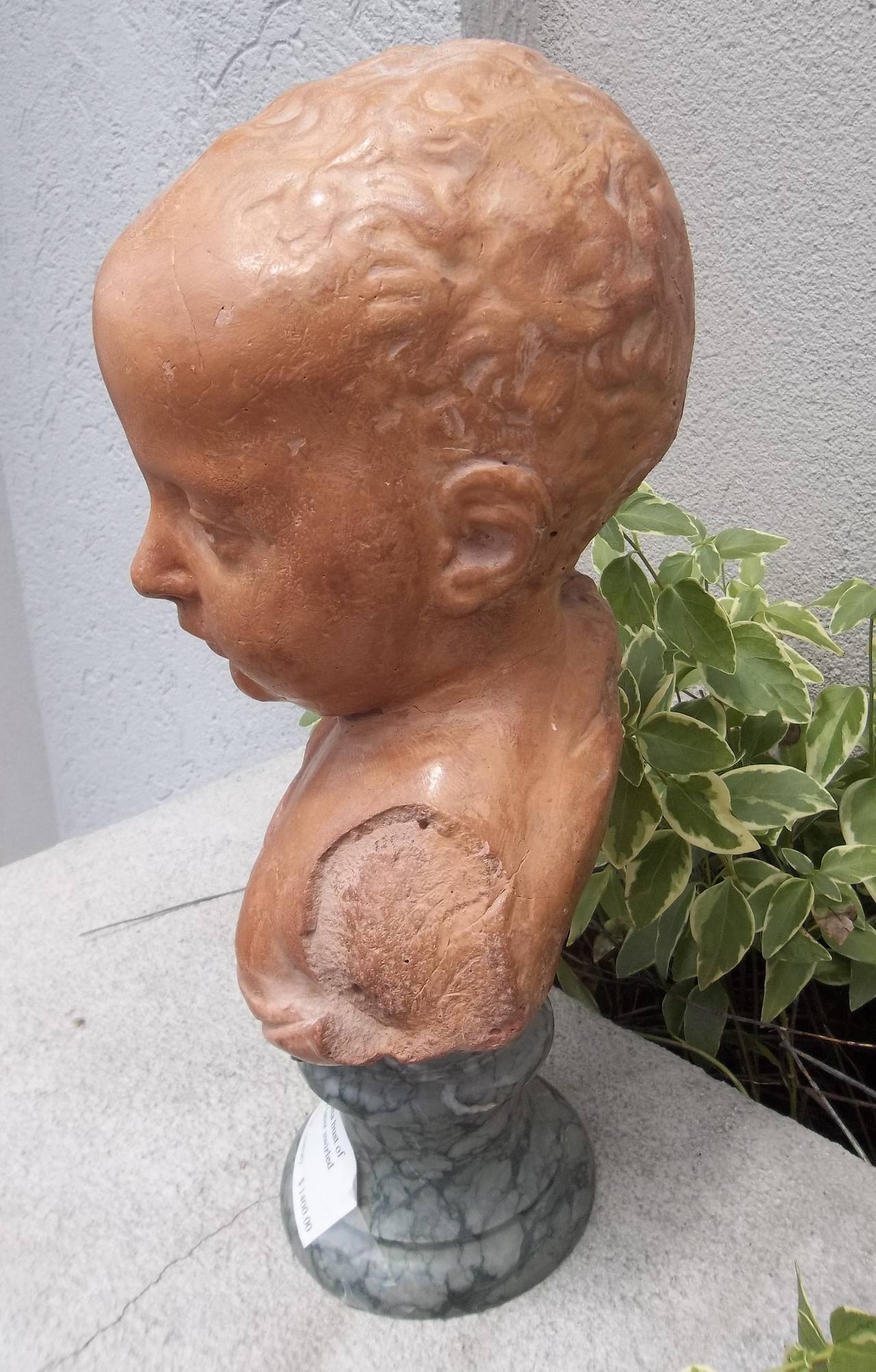 Terra Cotta Bust of Child 1
