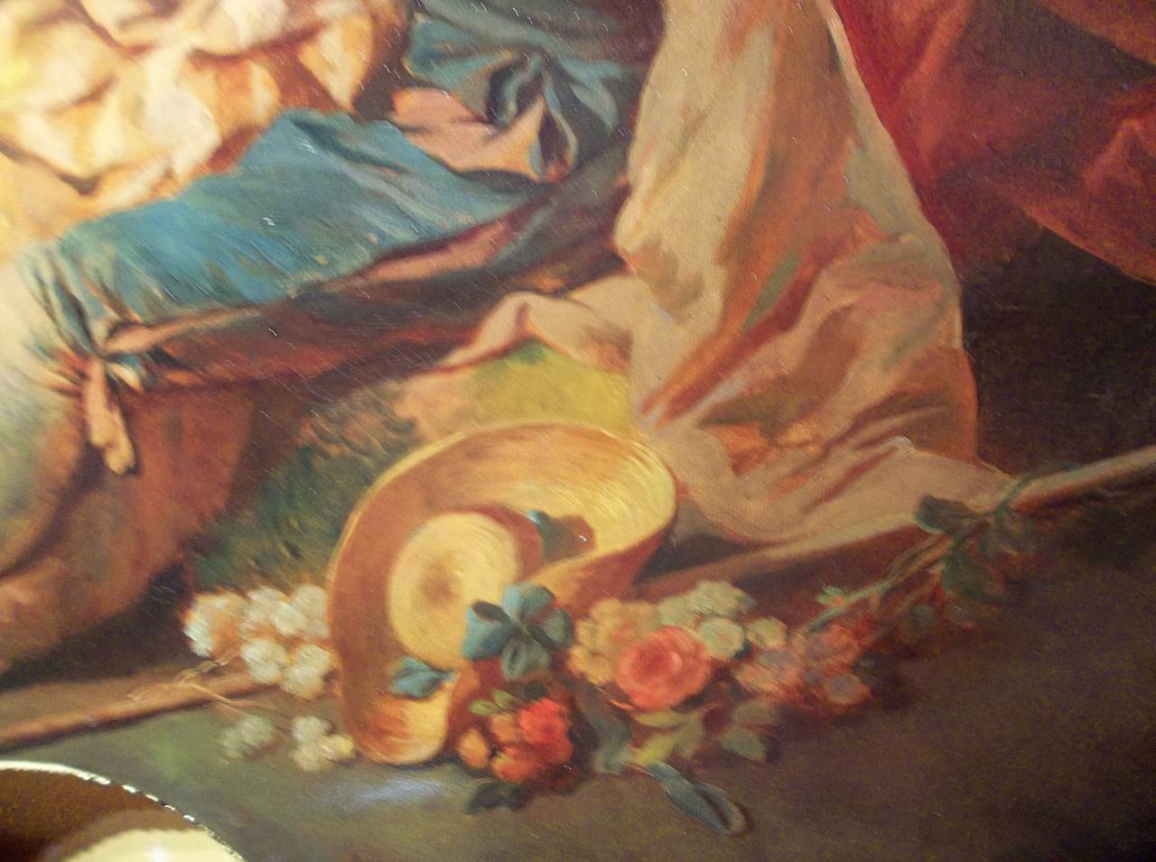 In Manner of Boucher  , The Four Seasons as Large Overdoor Panel In Good Condition In Nashville, TN