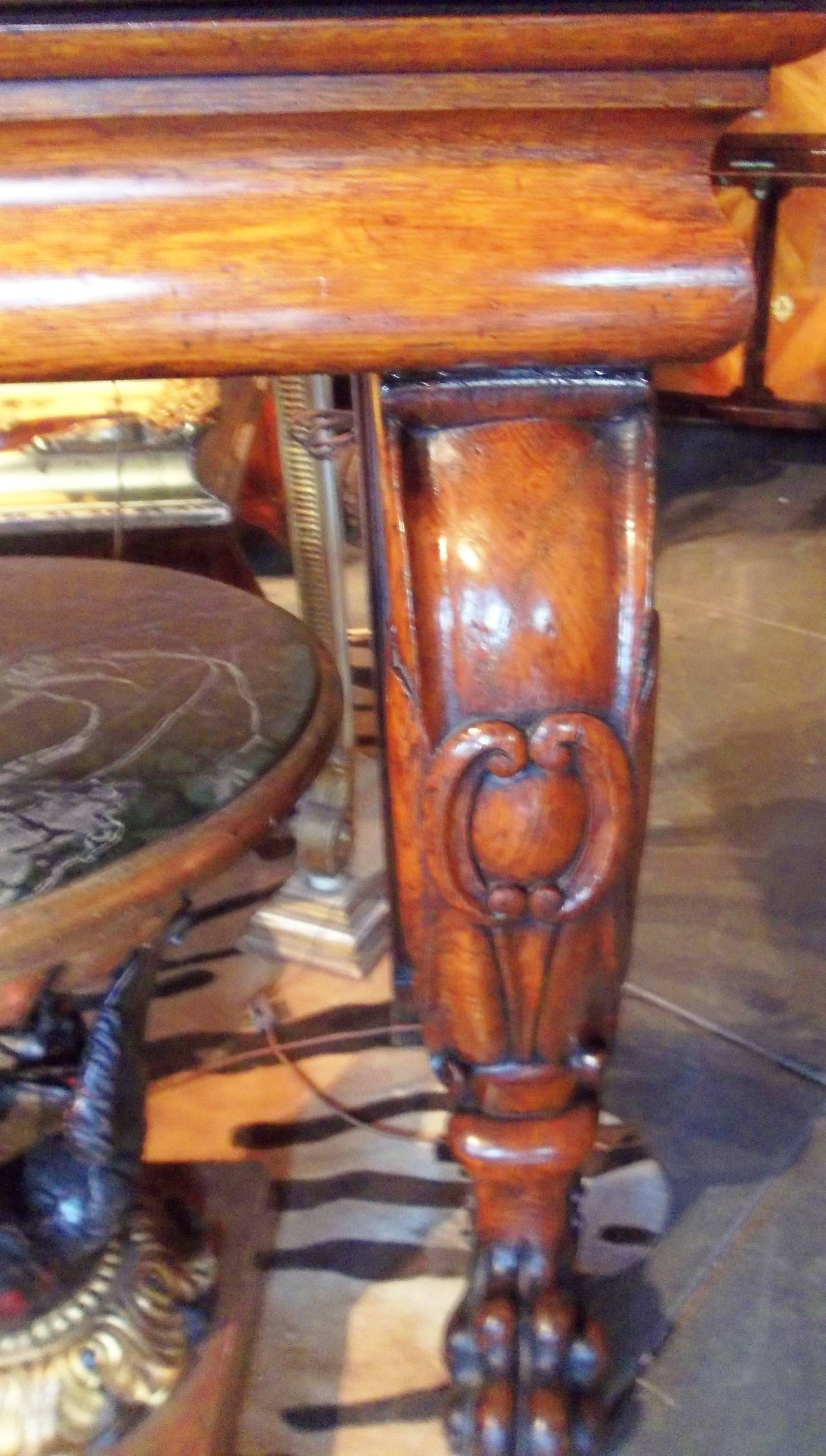 Late Regency William IV Carved Desserte Console or Server In Good Condition In Nashville, TN