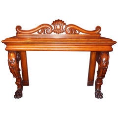 Late Regency William IV Carved Console or Server 4