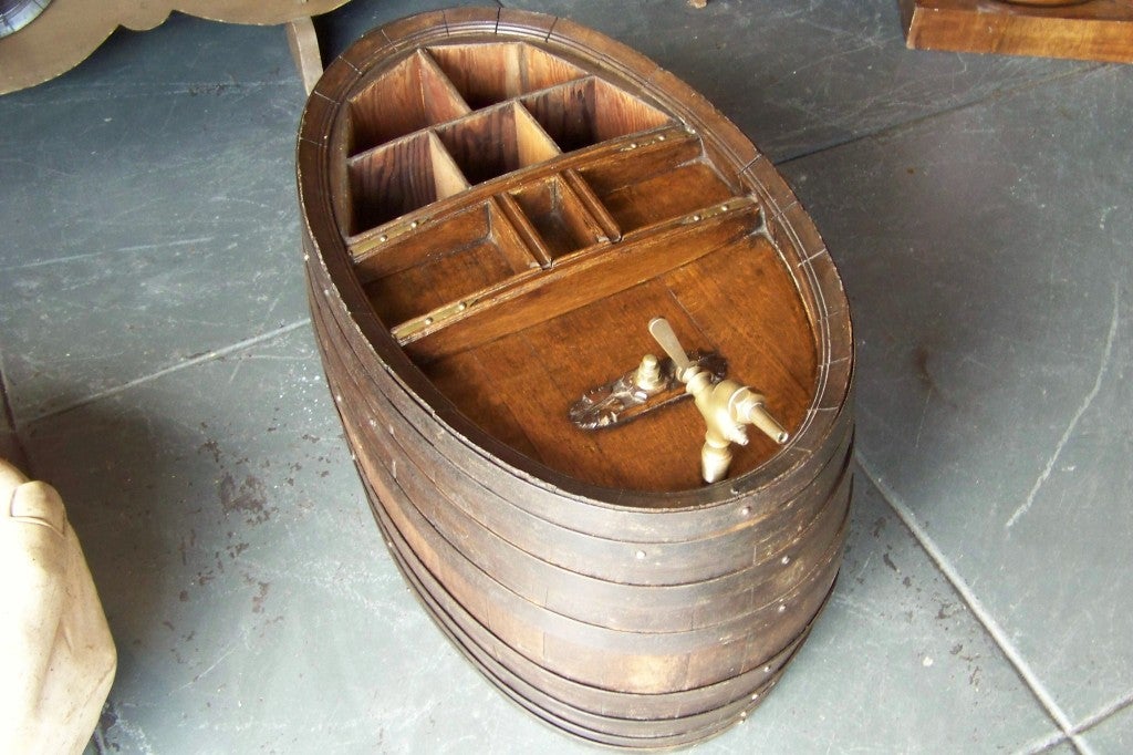 19th Century Wine cabinet or cellarette comprised of cognac or wine casks