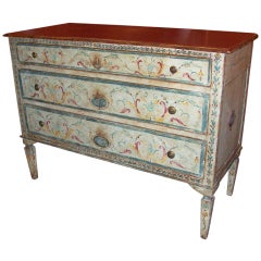 Italian painted commode probably Florentine , maybe Venetian