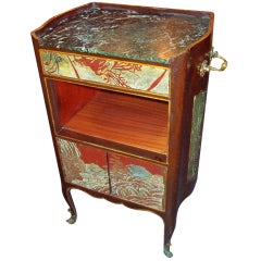 French or Italian chinoiserie commode or commodini