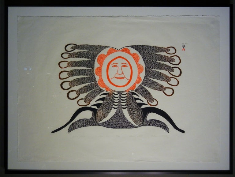 Stonecut colored print (33