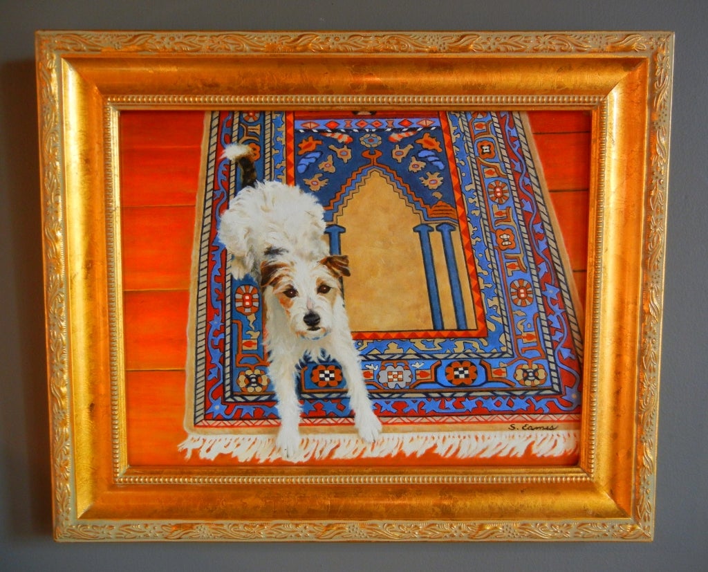 Sandra Eames, "On the Prayer Rug, " Oil on Canvas, Vermont, 2008