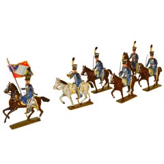 Vintage Napoleonic Hussars of 1808 in Box with Louis Vuitton Store Label