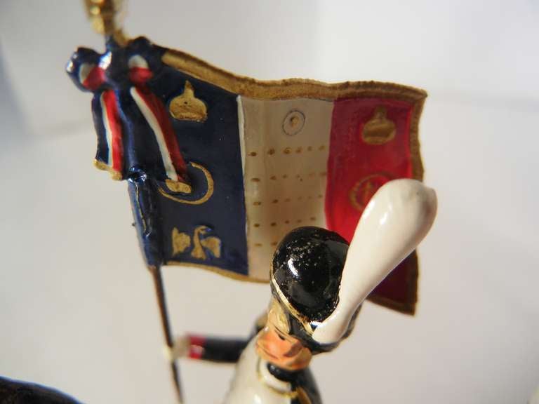 Late 20th Century Mounted Grenadiers of the Guard (1809) Vintage Napoleonic Toy Soldiers by Mignot
