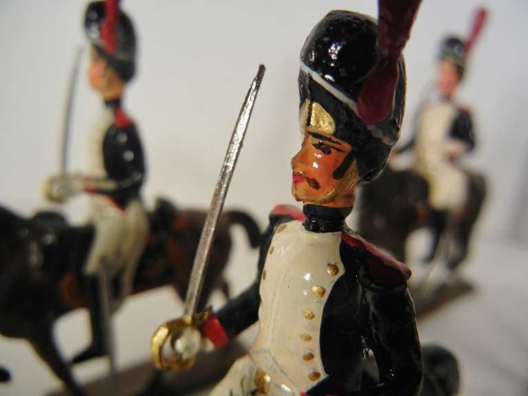 Mounted Grenadiers of the Guard (1809) Vintage Napoleonic Toy Soldiers by Mignot 2