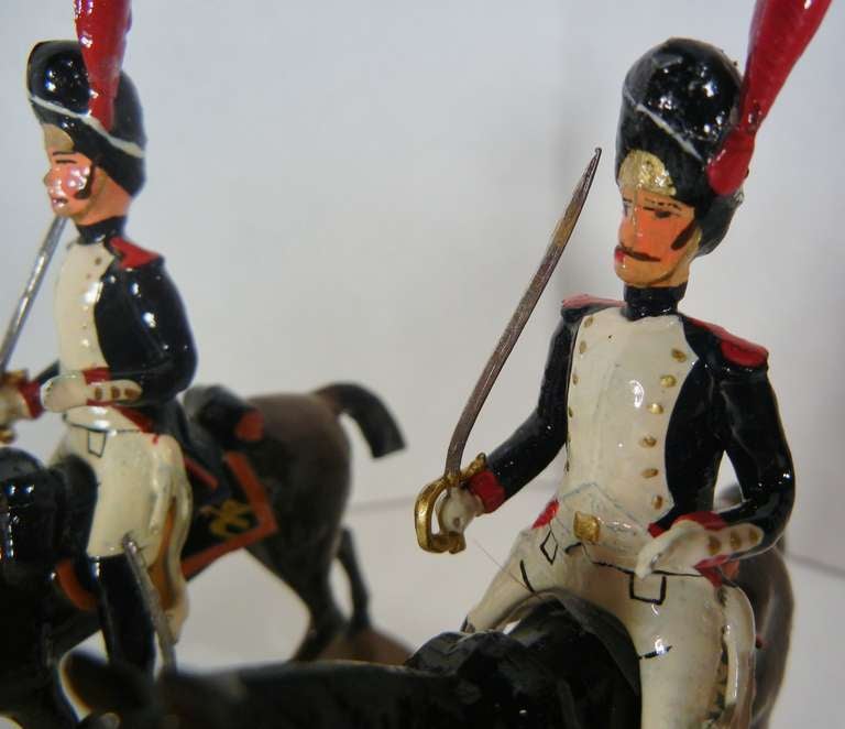 Mounted Grenadiers of the Guard (1809) Vintage Napoleonic Toy Soldiers by Mignot 3