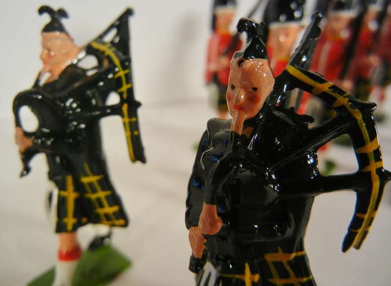 British Two Sets of Gordon HIghlanders Vintage Toy Soldiers by Britains Ltd.