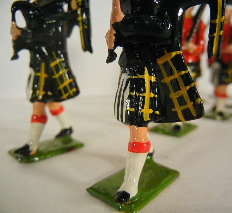 Mid-20th Century Two Sets of Gordon HIghlanders Vintage Toy Soldiers by Britains Ltd.