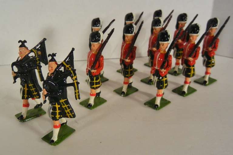 Two Sets of Gordon HIghlanders Vintage Toy Soldiers by Britains Ltd. 4